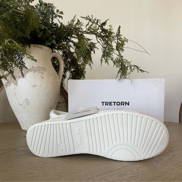 Tretorn Women’s 'Nylite Plus Canvas' Sneakers - White/White - Picture 9 of 10